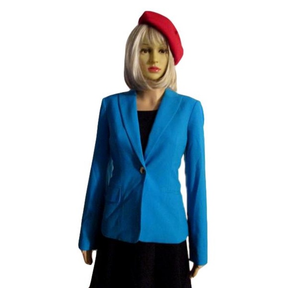 Calvin Klein Jackets & Blazers - Calvin Klein Jacket Teal Size 4 (SKU 00023…